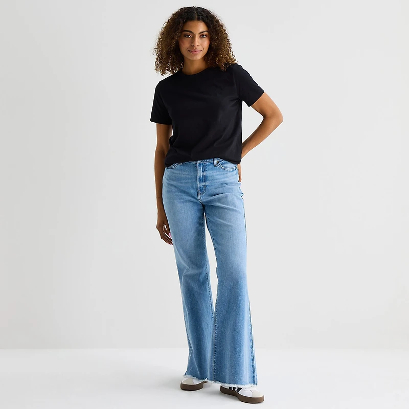 A.N.A Womens Round Neck Short Sleeve T-Shirt