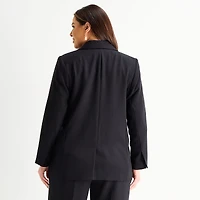Liz Claiborne Womens Plus Classic Fit Blazer