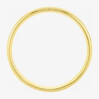 Mens 4MM 14K Gold Over Silver Wedding Band