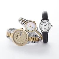 Timex® Easy Reader Womens Black Strap Watch