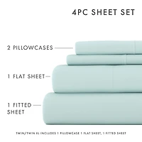 Casual Comfort™ Premium Ultra Soft Microfiber Wrinkle Free 4 Piece Sheet Set or 2 Pillowcases