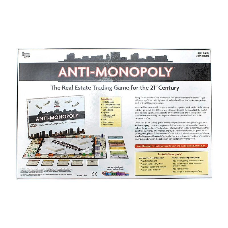 Anti-Monopoly Game