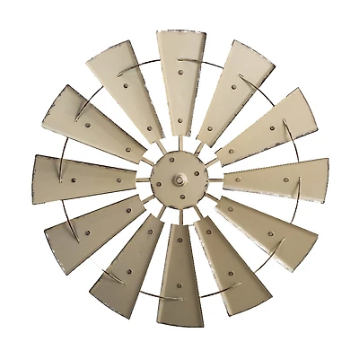 Glitzhome Vintage Wind Spinner Wall Sign
