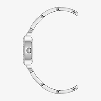 Armitron Womens Crystal Accent Silver Tone Bracelet Watch 75/5902mpsv
