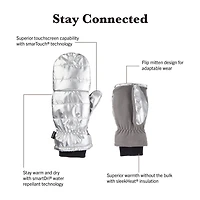 Isotoner Iridescent Sleekheat Mittens
