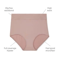 Warners® No Pinching Problems® DigFree Comfort Waist Microfiber Brief 5738