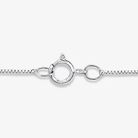 Sirena® 1/5 CT. Natural Diamond Solitaire Pendant 14K White Gold Ribbon Pendant Necklace