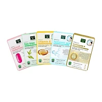 Earth Therapeutics 5 Pack Organic Assorted Beauty Mask