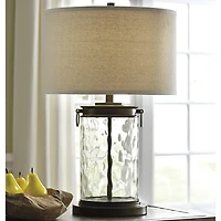 Signature Design by Ashley® Tailynn Glass Table Lamp