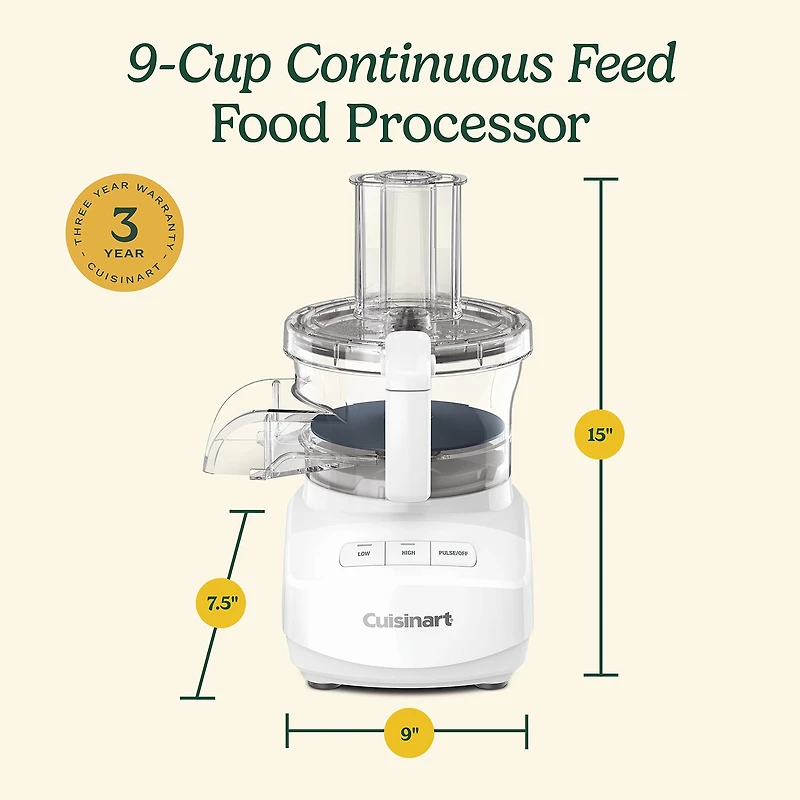 Cuisinart Fp-9cf 9 Cups Food Processor