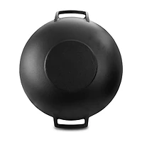  MegaChef 2-pc. Cast Iron Wok