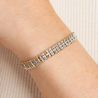 Sparkle Allure Womens Natural Diamond Accent 7.25 Inch Tennis Bracelet
