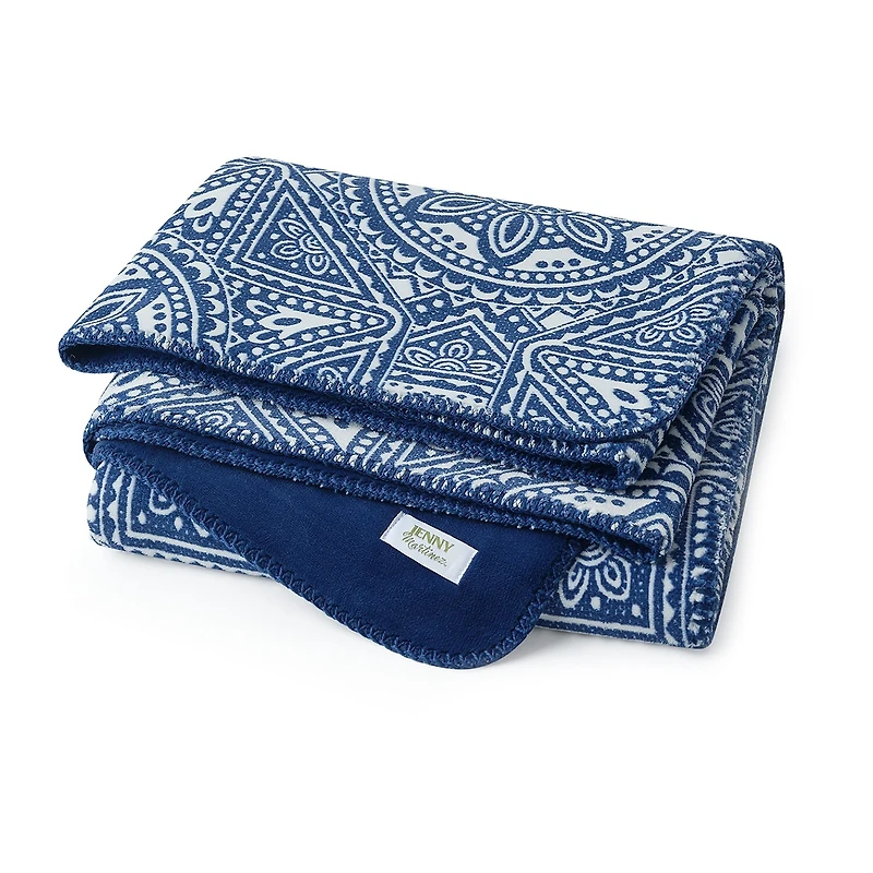 Jenny Martinez Sonora Medallion Reversible Coco Plush Throw