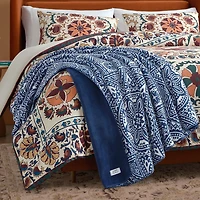 Jenny Martinez Sonora Medallion Reversible Coco Plush Throw