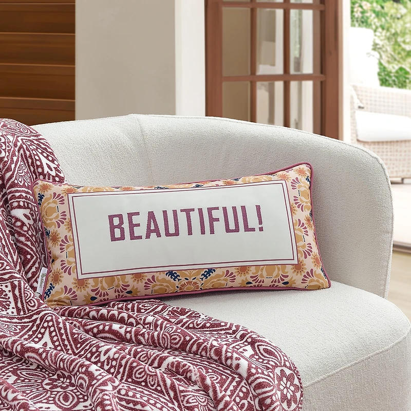 Jenny Martinez Sonora Medallion Reversible Coco Plush Throw