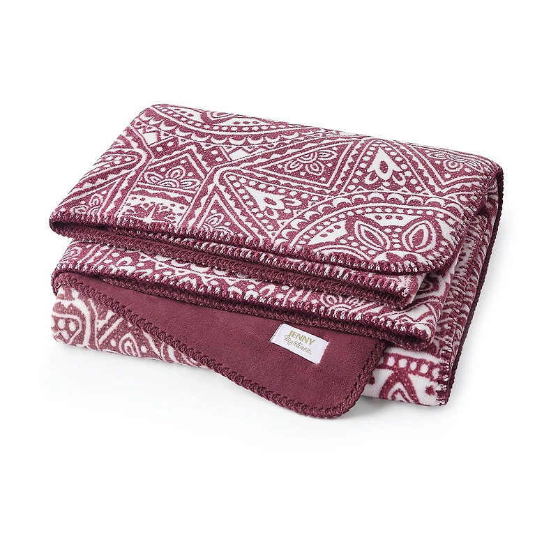 Jenny Martinez Sonora Medallion Reversible Coco Plush Throw