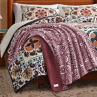 Jenny Martinez Sonora Medallion Reversible Coco Plush Throw