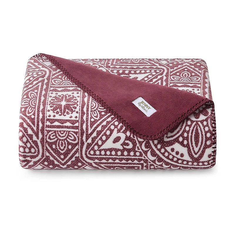 Jenny Martinez Sonora Medallion Reversible Coco Plush Throw