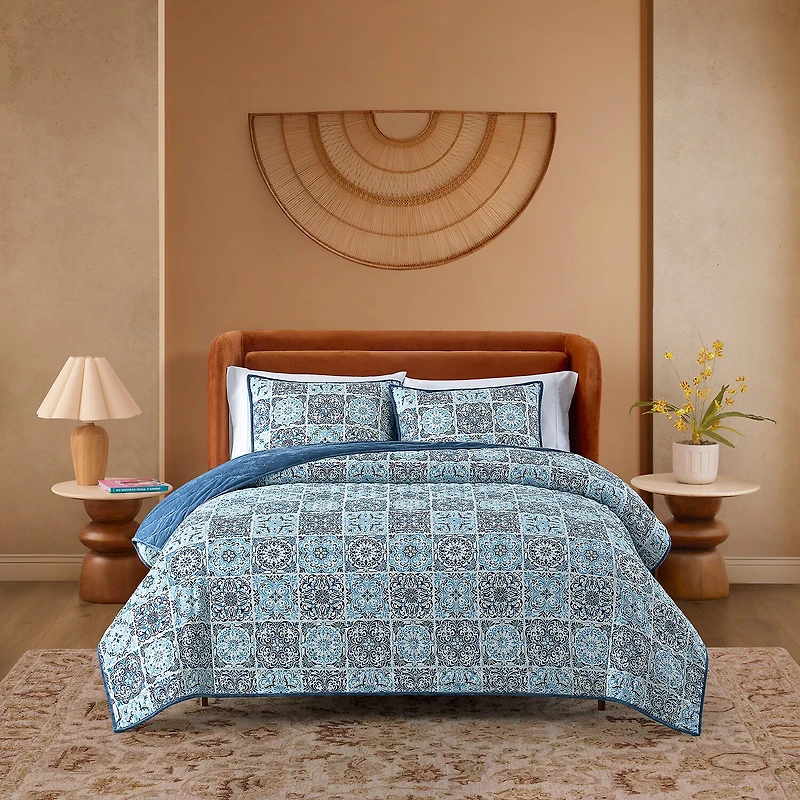 Jenny Martinez Emma 3-pc. Geometric Reversible Quilt Set