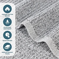 SUPERIOR® Destin Collection 12-pc. Quick Dry Washcloth