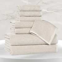 SUPERIOR® Destin Collection 8-pc. Quick Dry Solid Bath Towel Set