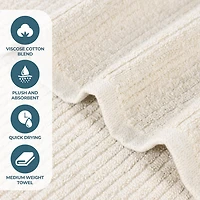 SUPERIOR® Destin Collection 8-pc. Quick Dry Solid Bath Towel Set