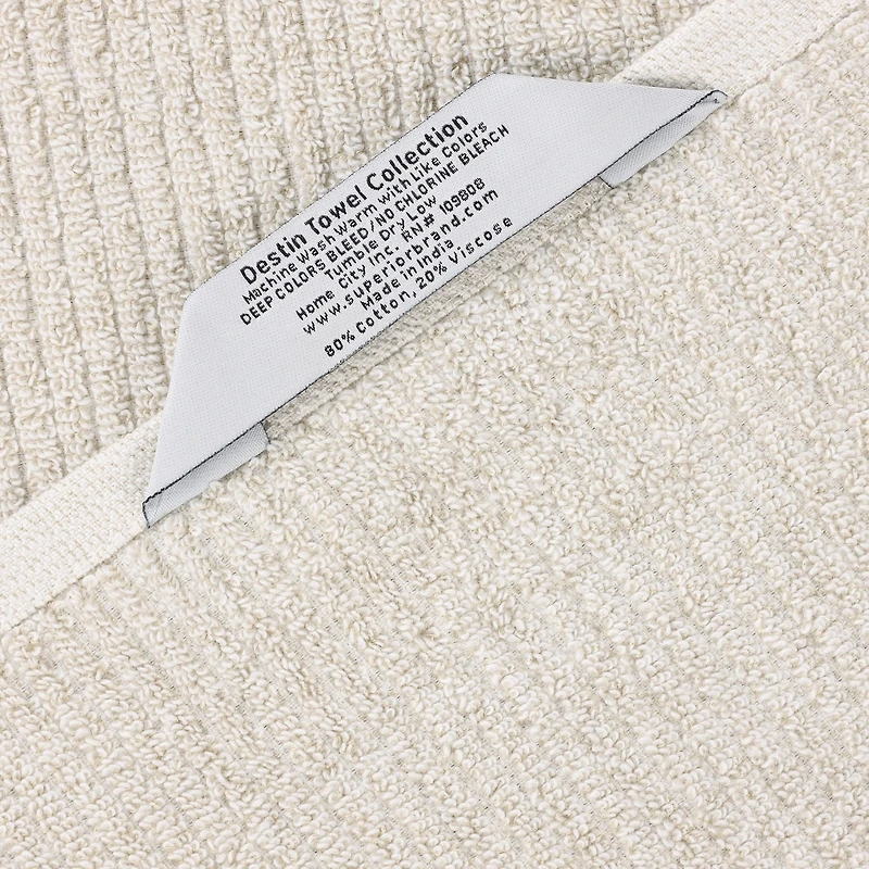 SUPERIOR® Destin Collection 8-pc. Quick Dry Solid Bath Towel Set