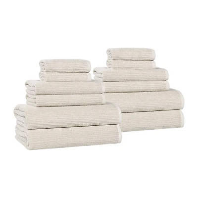 SUPERIOR® Destin Collection 12-pc. Quick Dry Solid Bath Towel Set