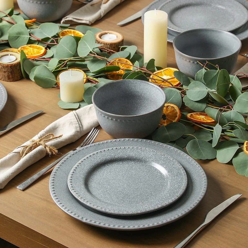 Stone + Lain Comet 12-pc. Stoneware Dinnerware Set