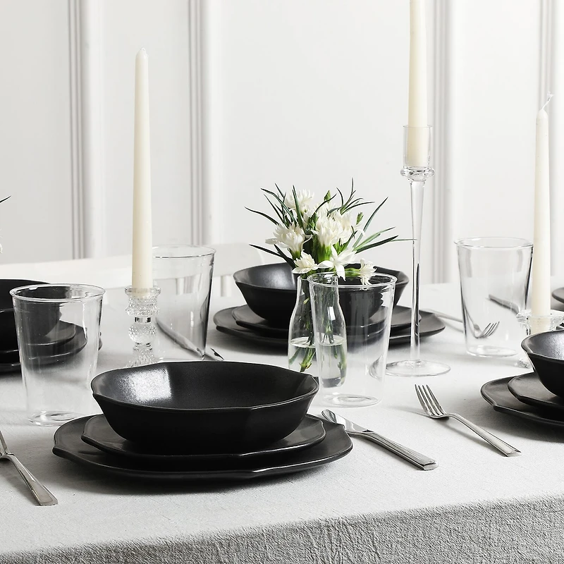 Stone + Lain Baskerville 16-pc. Stoneware Dinnerware Set