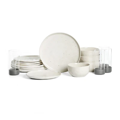 Stone + Lain Mirella -pc. Stoneware Dinnerware Set