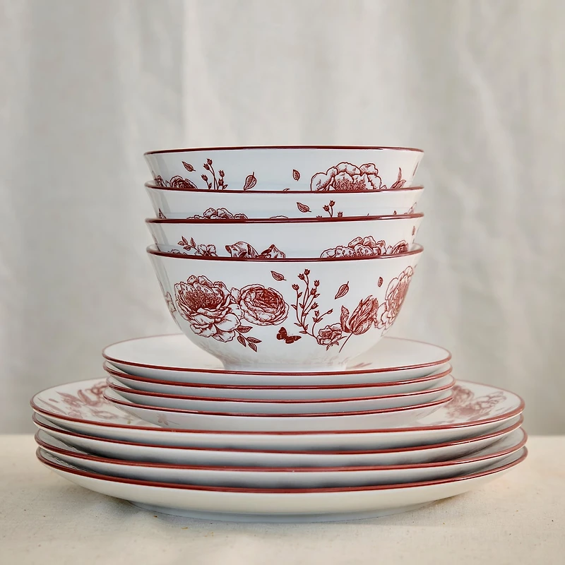 Stone + Lain Esme -pc. Porcelain Dinnerware Set