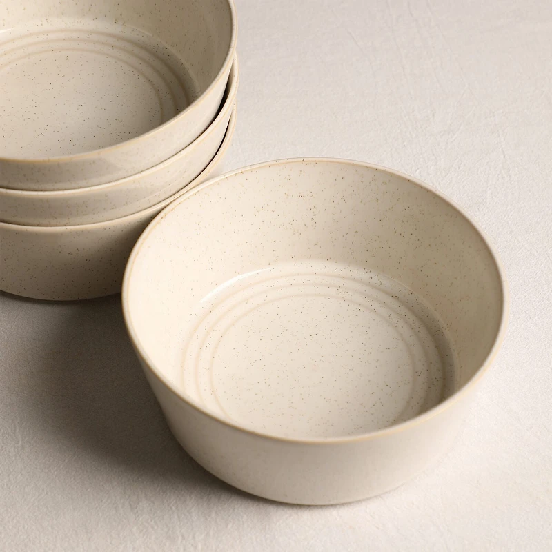 Stone + Lain Claire 4-pc. Stoneware Cereal Bowl