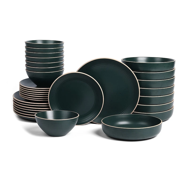 Stone + Lain Lauren -pc. Stoneware Dinnerware Set