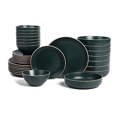 Stone + Lain Lauren 32-pc. Stoneware Dinnerware Set
