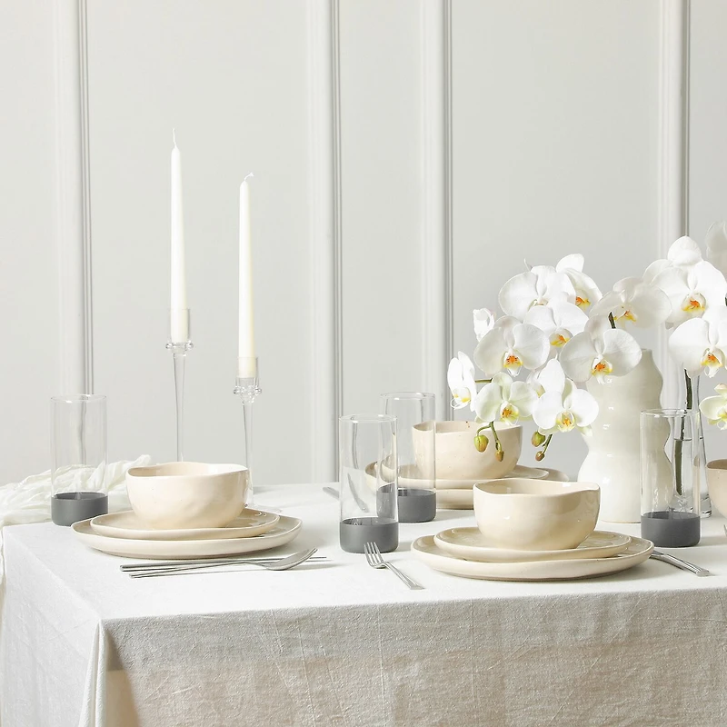 Stone + Lain Mirella 32-pc. Stoneware Dinnerware Set