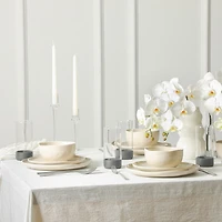 Stone + Lain Mirella 32-pc. Stoneware Dinnerware Set