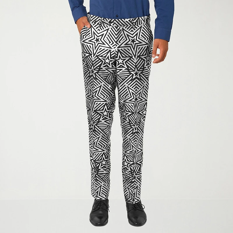 Opposuits Silver Mens 3-pc. Suit Set