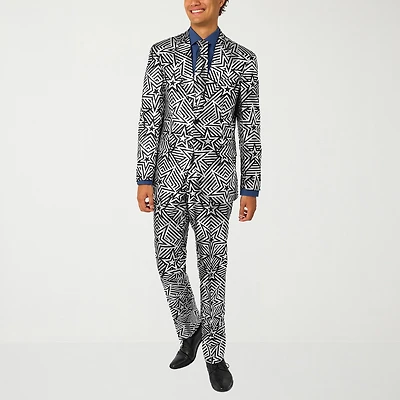 Opposuits Silver Mens 3-pc. Suit Set