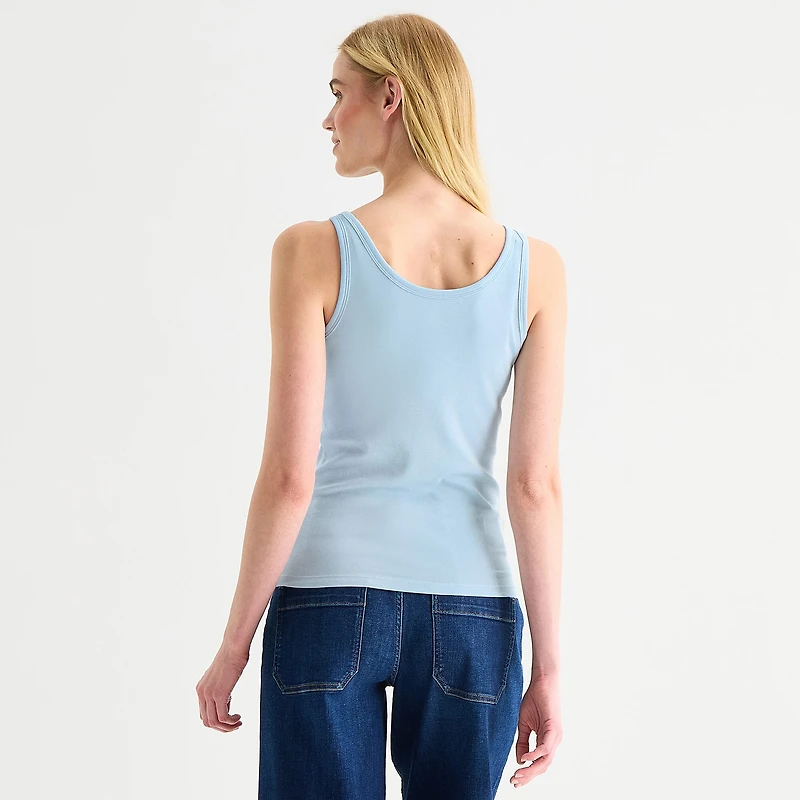 A.N.A Womens U Neck Sleeveless Tank Top