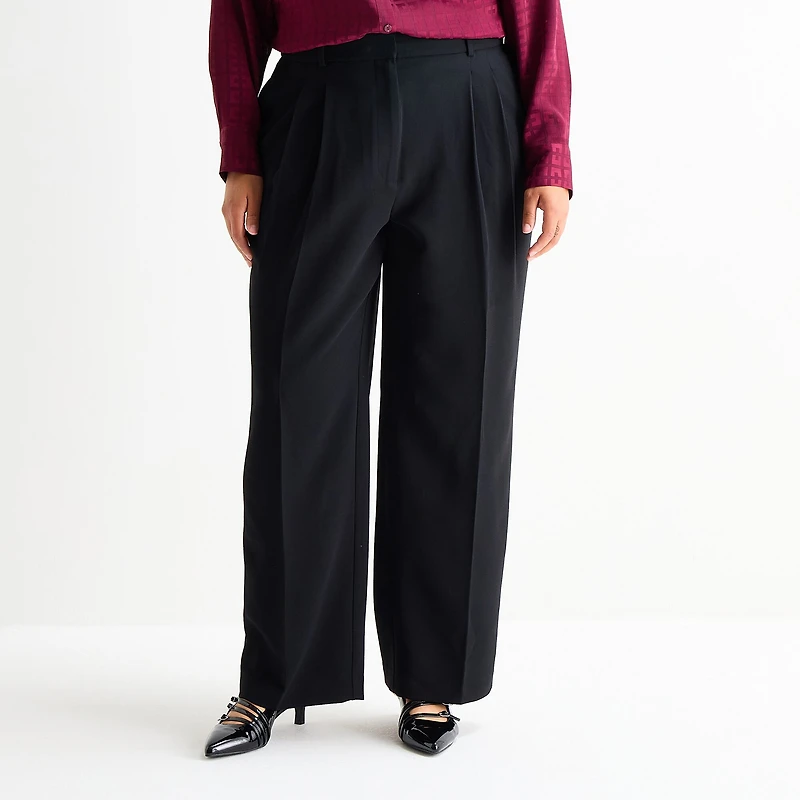 Worthington Plus Womens Everyday Pant
