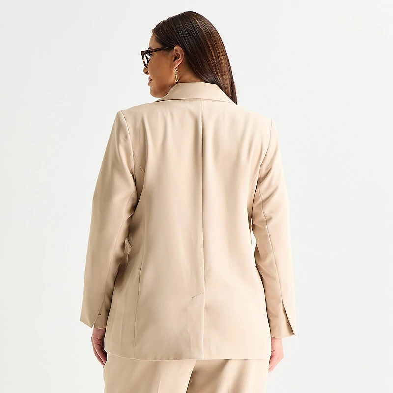 Liz Claiborne Womens Plus Classic Fit Blazer