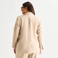 Liz Claiborne Womens Plus Classic Fit Blazer