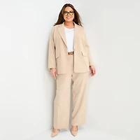 Liz Claiborne Womens Plus Classic Fit Blazer