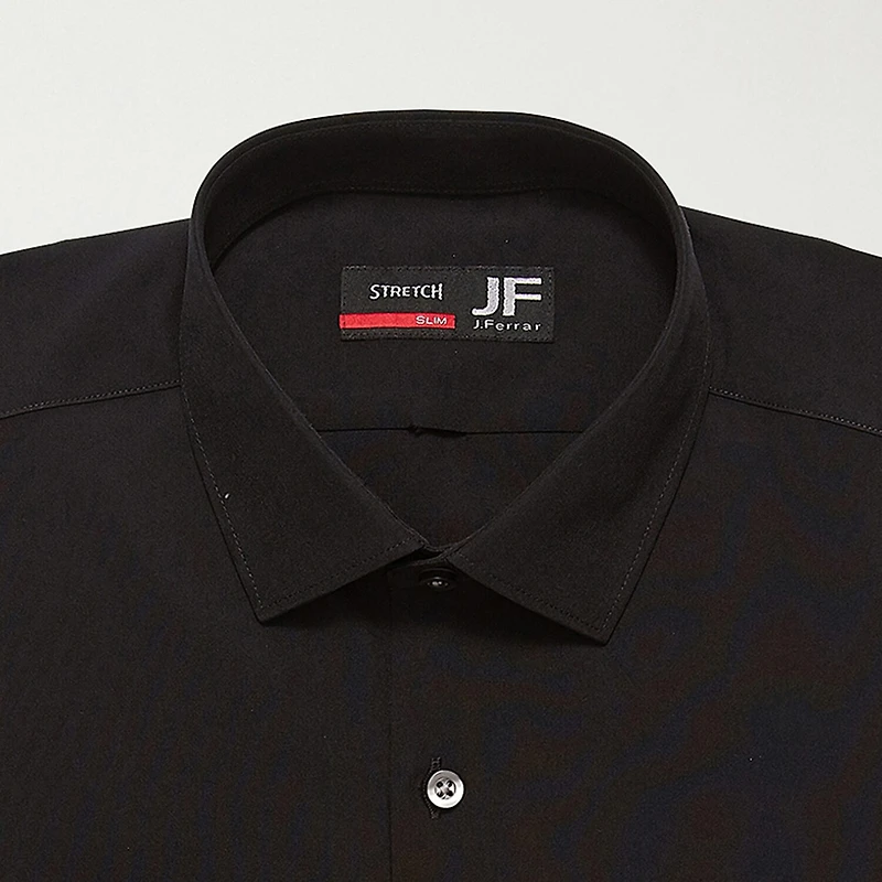J. Ferrar 360 Stretch Performance Mens Regular Fit Fabric Long Sleeve Dress Shirt