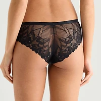 Ambrielle Tulip Lace Shine Cheeky Panty