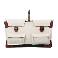 Picnic Time® Pioneer Canvas Plaid Picnic Basket For Two