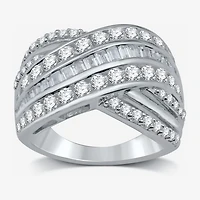 (H-I / I1) Womens 2 CT. T.W. Lab Grown White Diamond 10K Gold Band