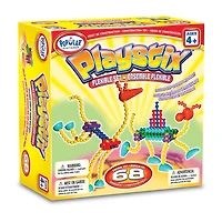 Popular Playthings Playstix Flexible Set: 68 Pcs