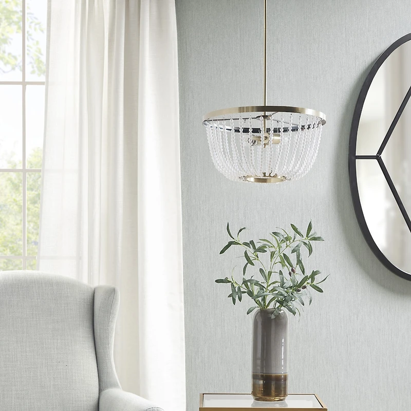 Hampton Hill Melrose 2 Light Beaded Chandelier